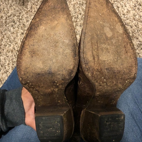 Women’s Corral Chocolate Cowboy Boots - Picture 3 of 4